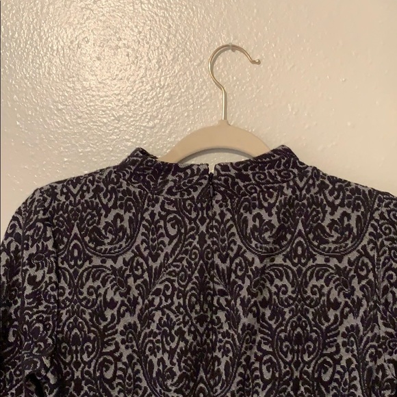 Loft Bell Sleeve Fit and Flare Dress - Picture 2 of 2